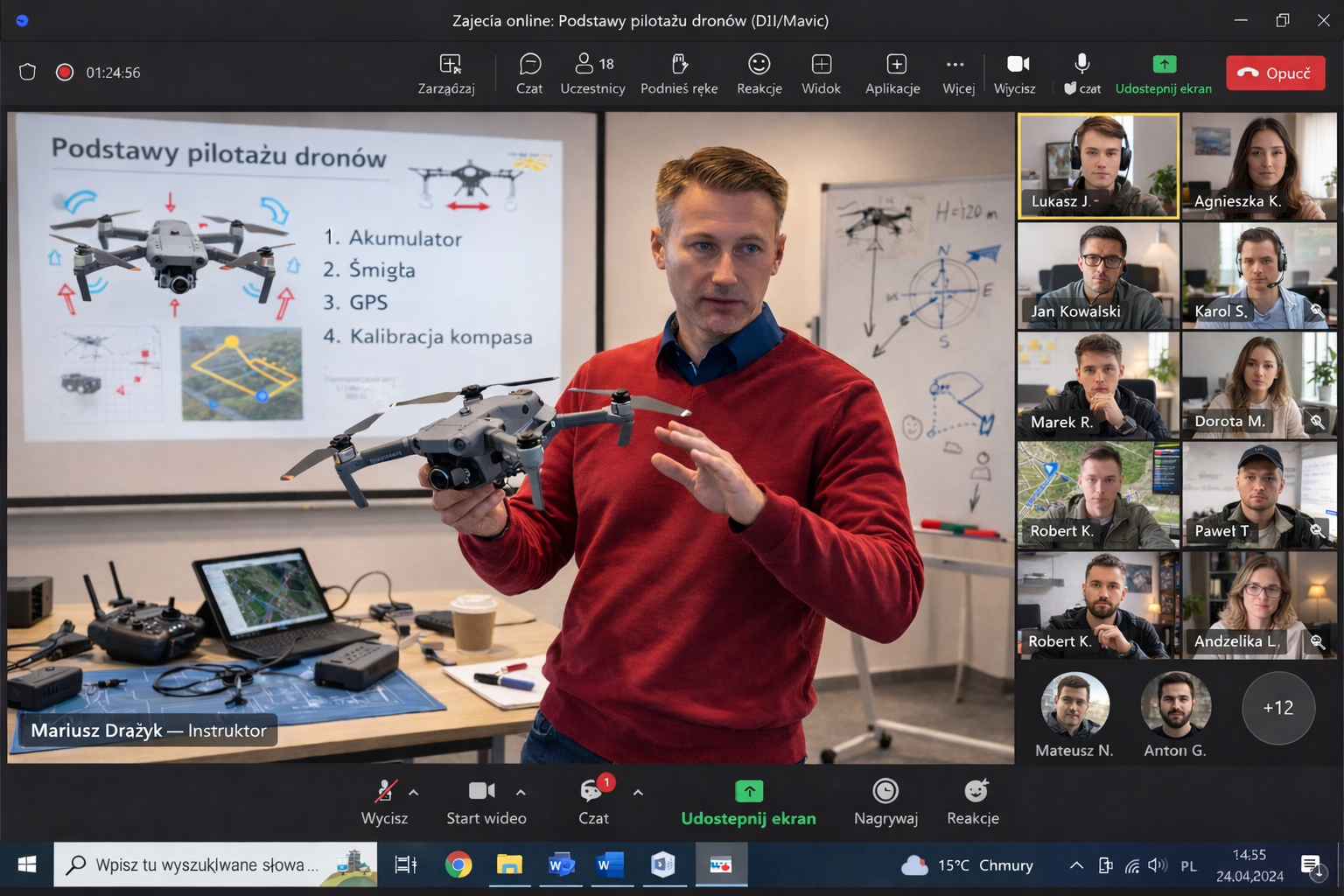 Szkolenie UAVO online – platforma e-learningowa DRONE4TECH