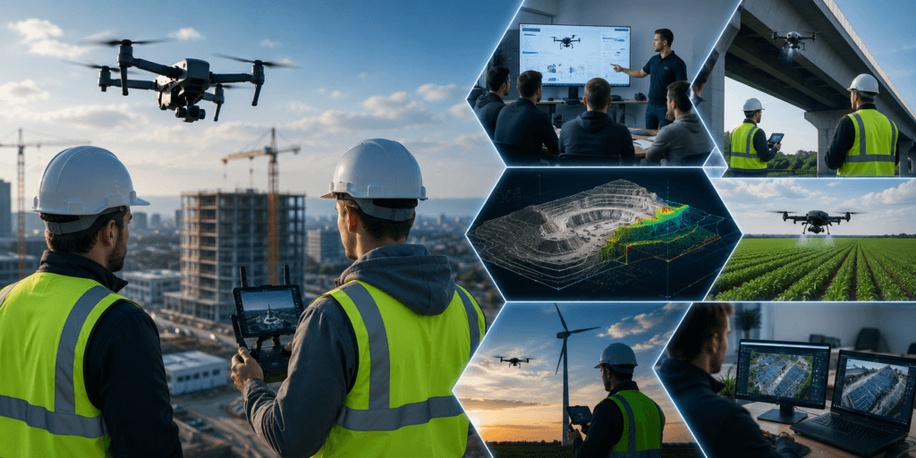 Szkolenia z obsługi dronów w firmie Drone4Tech