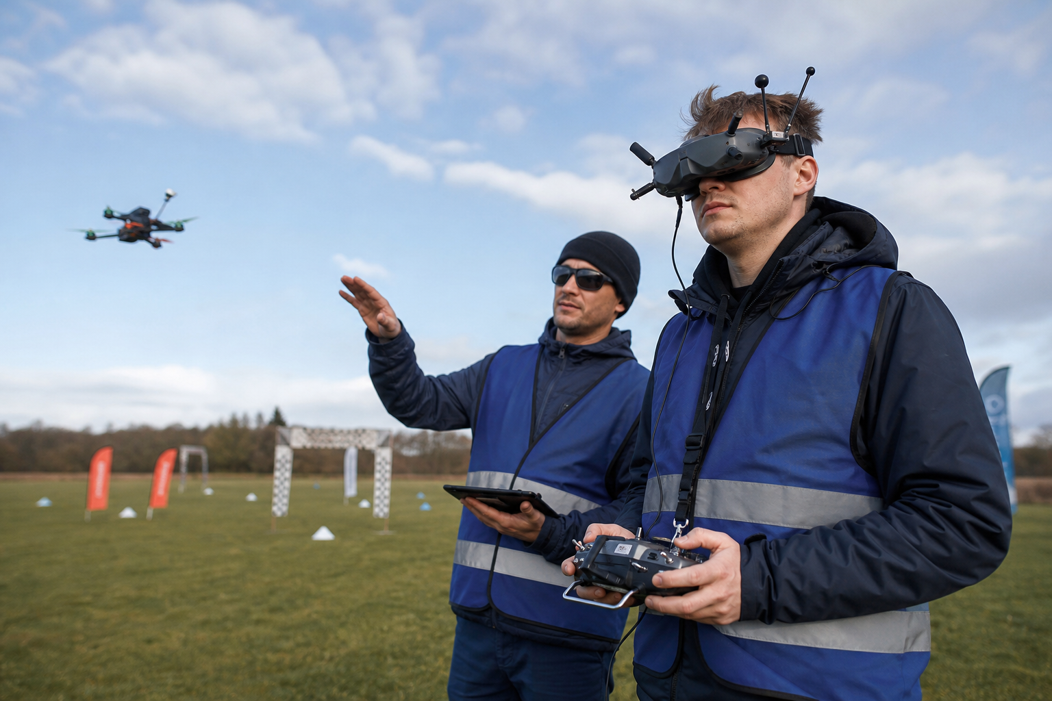 Kurs FPV dron – szkolenie pilotażu immersyjnego w goglach