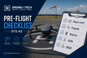Checklista przedlotowa pilota drona STS i A2
