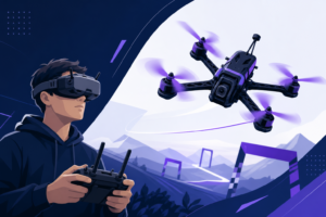 Szkolenie FPV dron – pilotowanie immersyjne