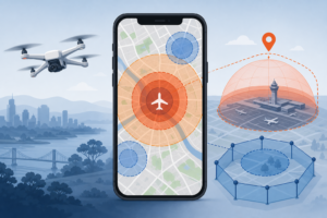 Mapa stref geo-aware – gdzie latać dronem