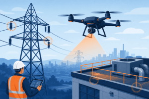 Inspekcje dronem – energetyka i budownictwo