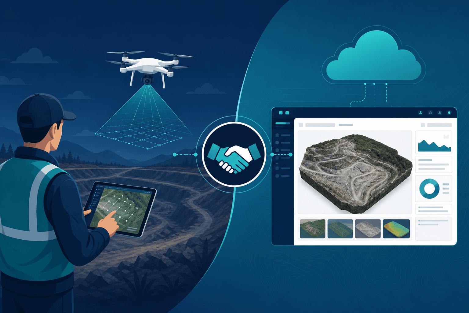 Partnerstwo DRONE4TECH i SkySnap – szkolenia fotogrametrii dronem