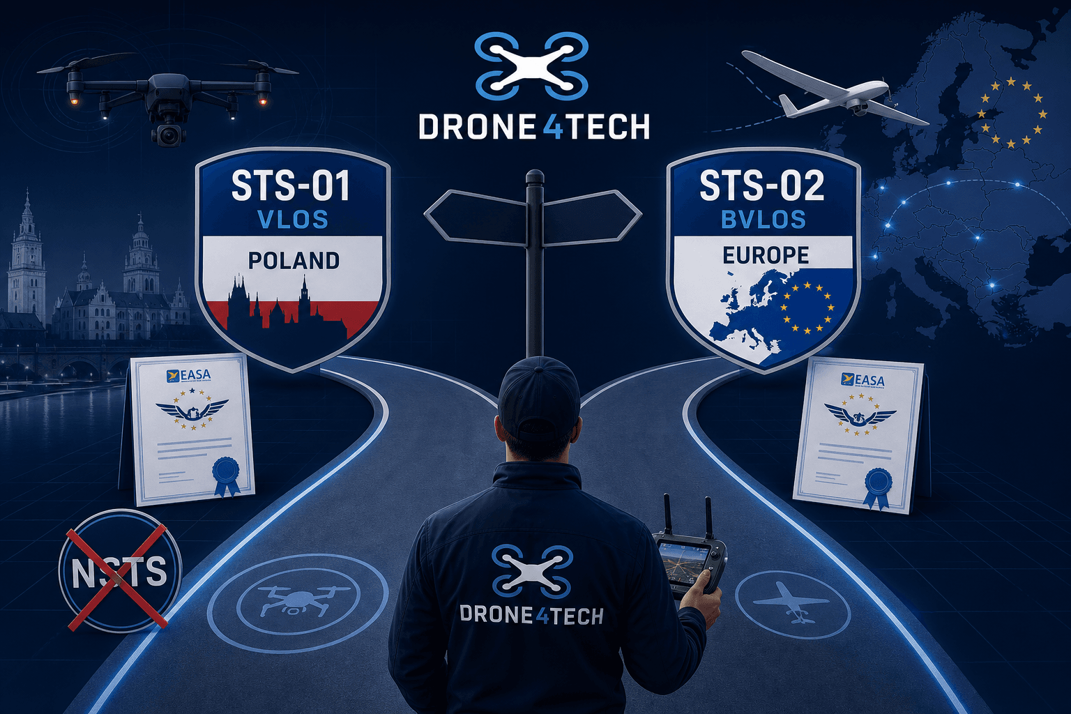 NSTS czy STS – wybór szkolenia dronowego 2026