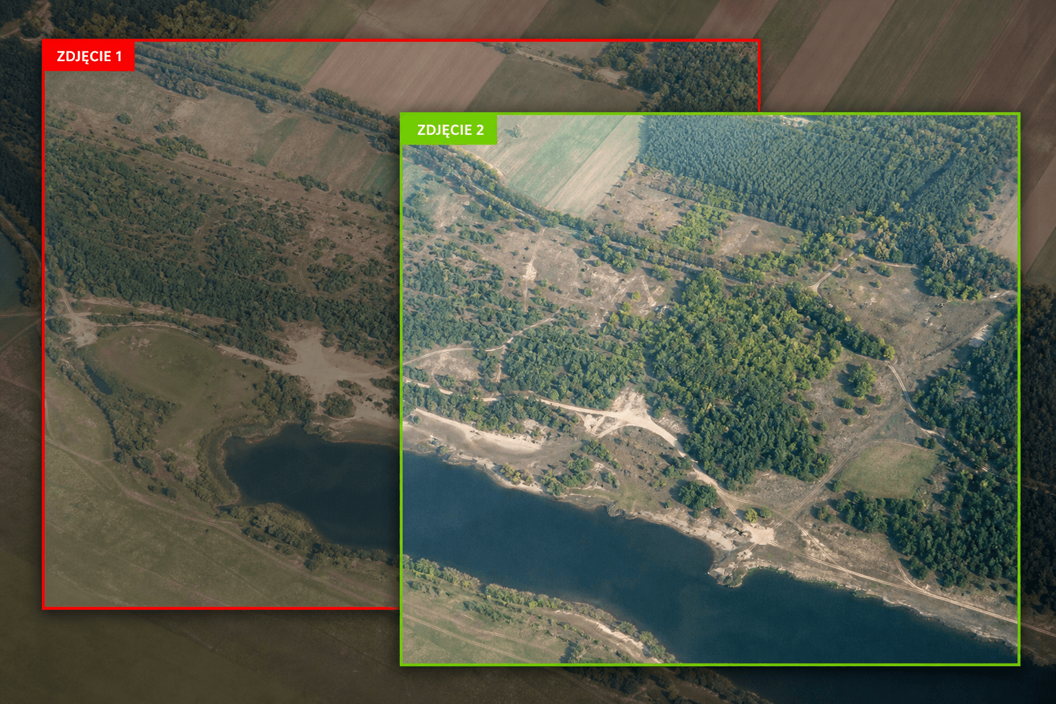 Nachodzenie zdjęć w misji grid – front overlap i pokrycie obszaru mapowania