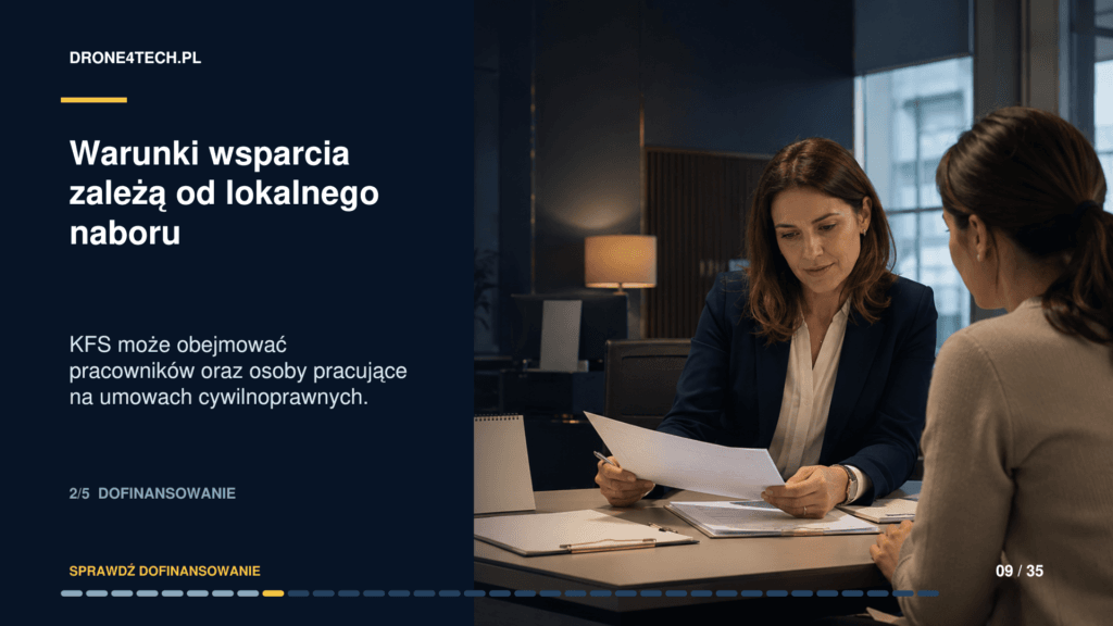 Warunki wsparcia KFS zależą od lokalnego naboru