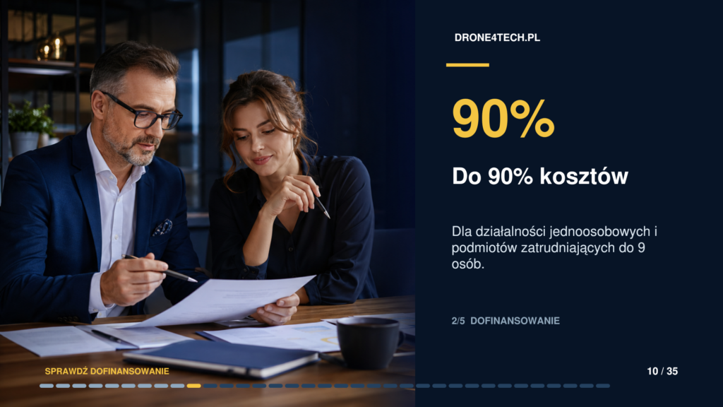 Do 90 procent kosztów szkolenia – JDG i firmy do 9 osób