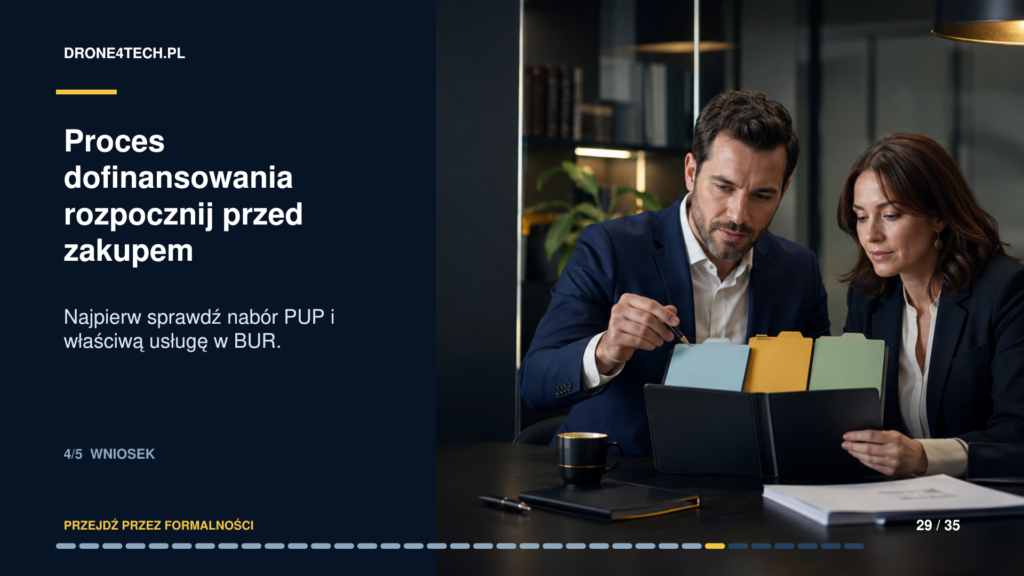 Proces dofinansowania rozpocznij przed zakupem kursu
