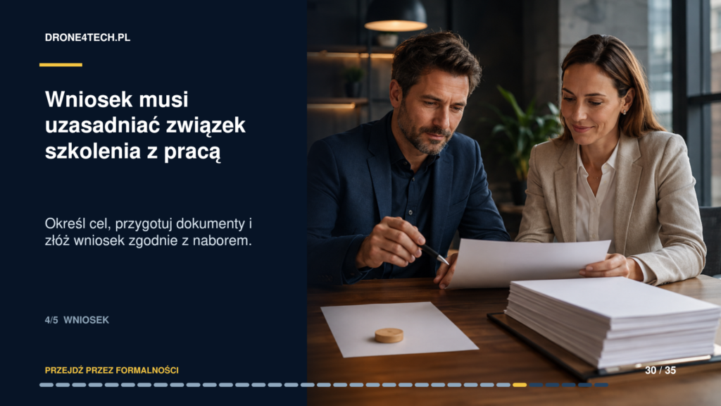 Wniosek KFS musi uzasadniać związek szkolenia z pracą