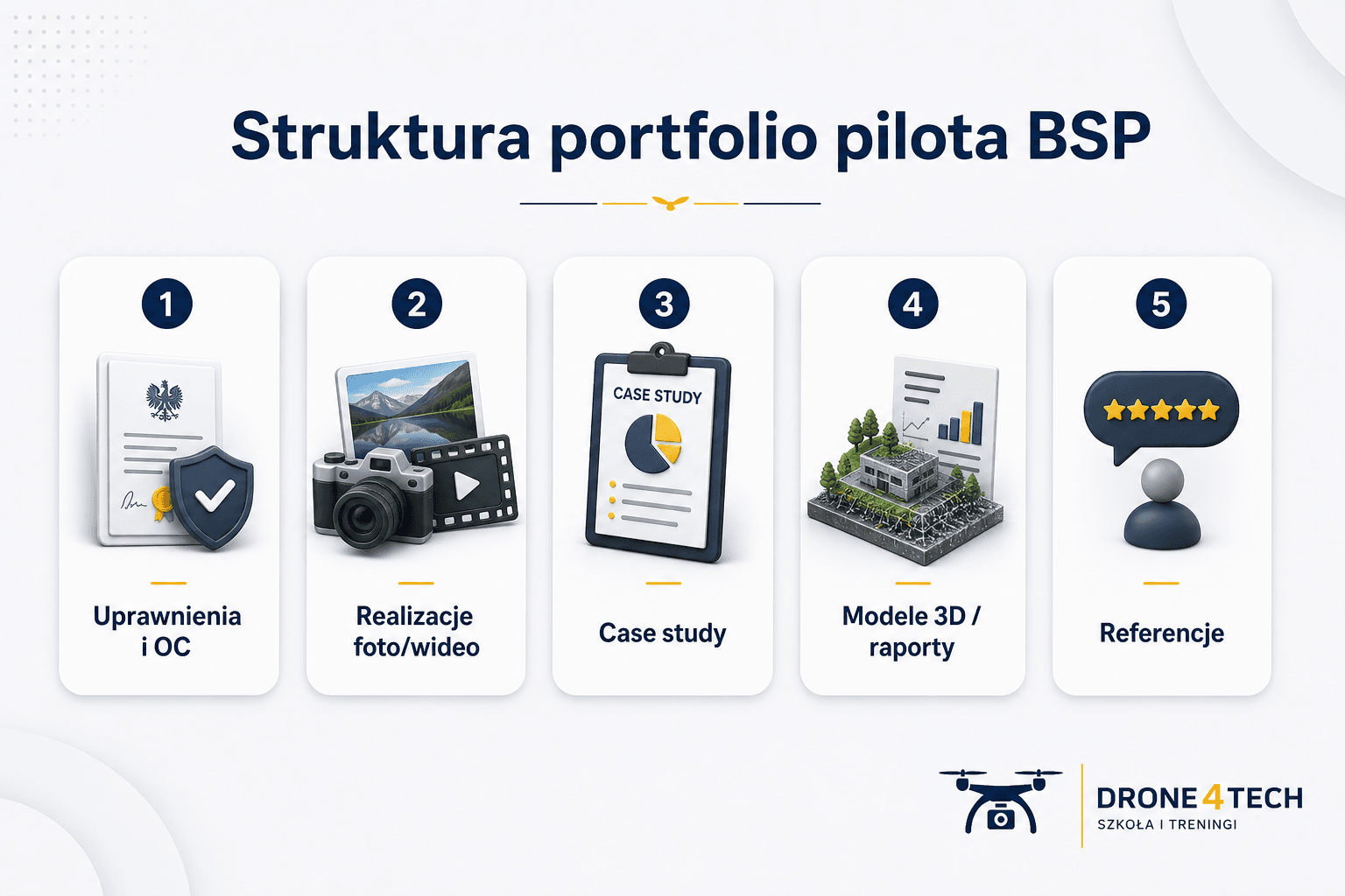 Struktura portfolio operatora BSP – uprawnienia, case study, referencje