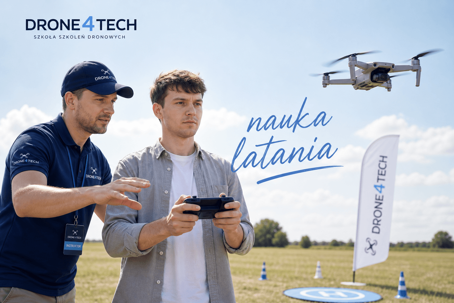 Nauka latania dronem z instruktorem – szkolenie praktyczne