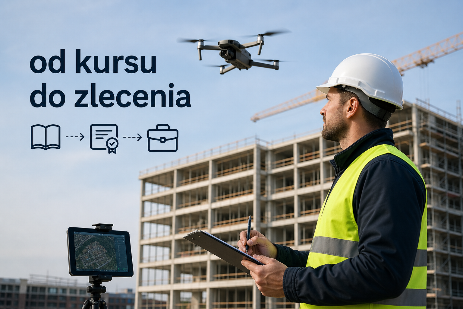 Od kursu do zlecenia – praca operatora drona