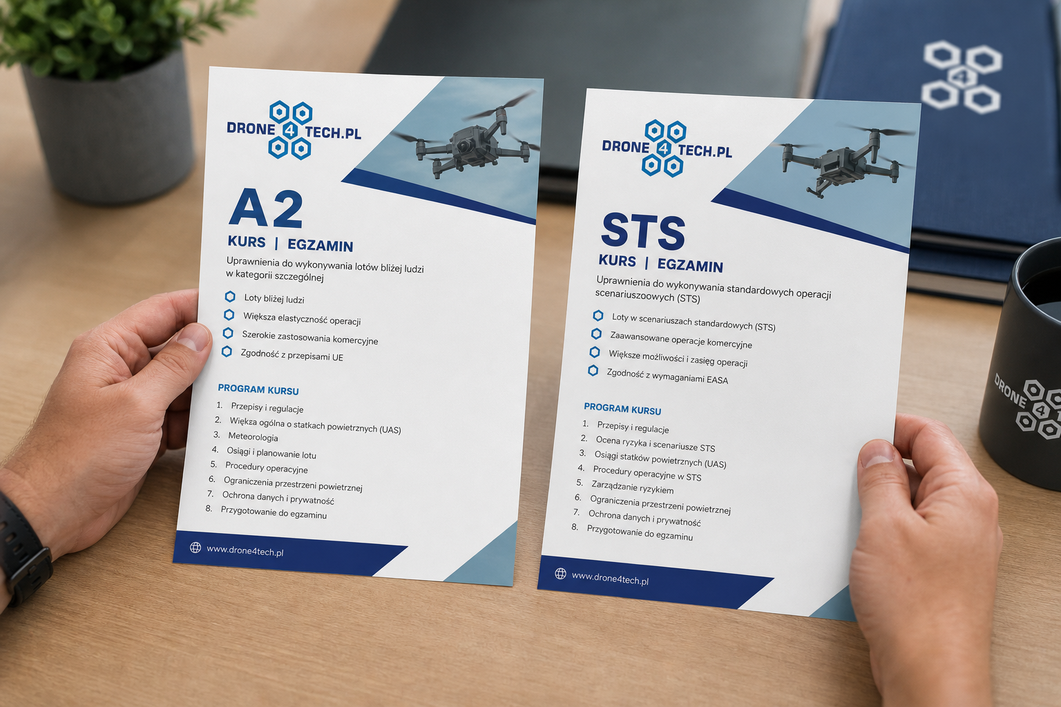 Wybór szkolenia A2 lub STS przed zapisem na kurs