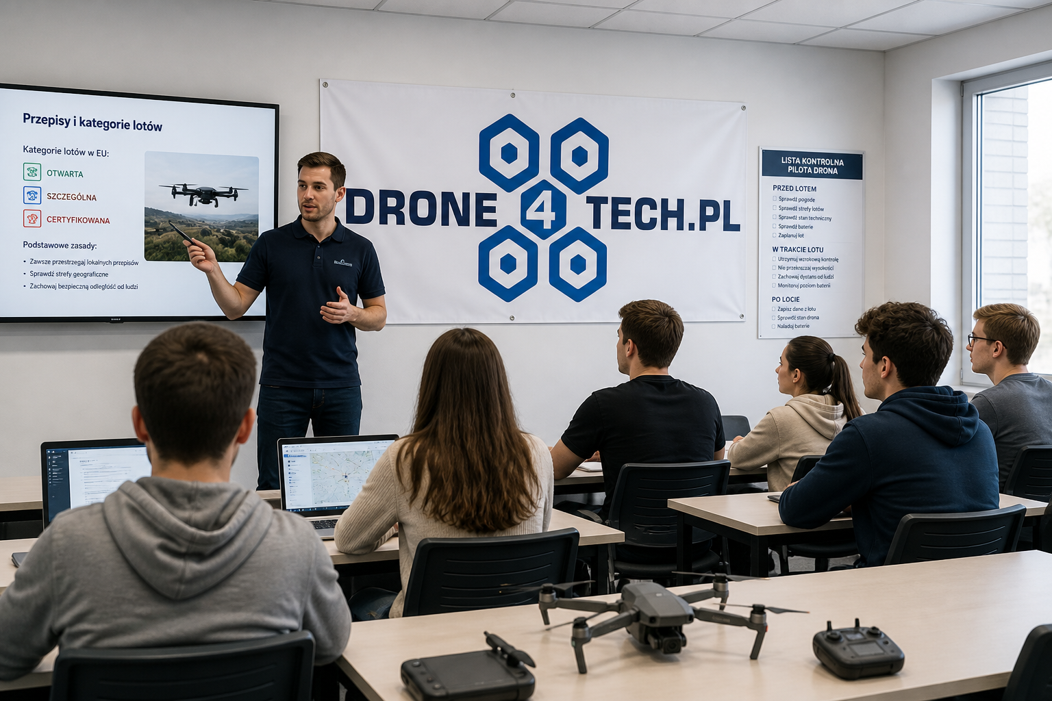 Zajęcia teoretyczne dla młodych pilotów BSP