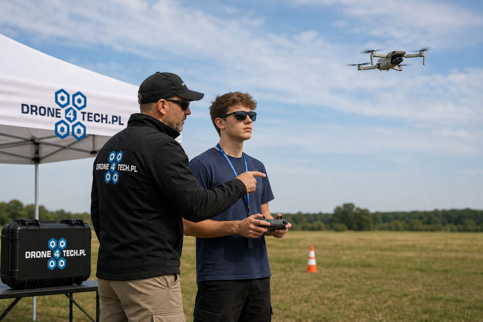 Kontrolowany lot szkoleniowy z instruktorem UAV
