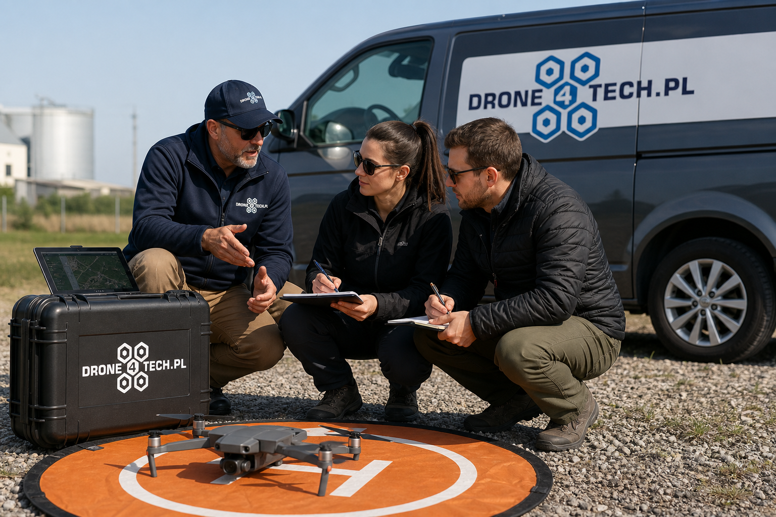 Debrief po locie z instruktorem UAV
