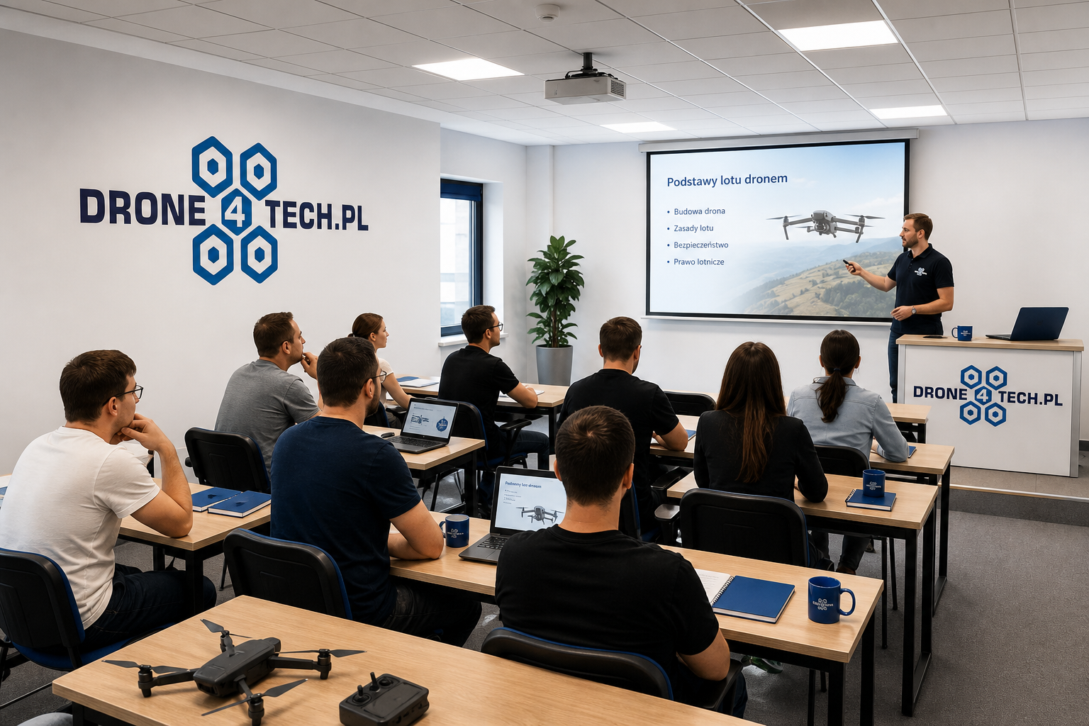 Sala szkoleniowa stacjonarna pilotów dronów