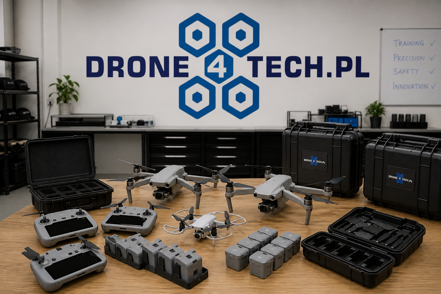 Sprzęt szkoleniowy BSP w ośrodku DRONE4TECH