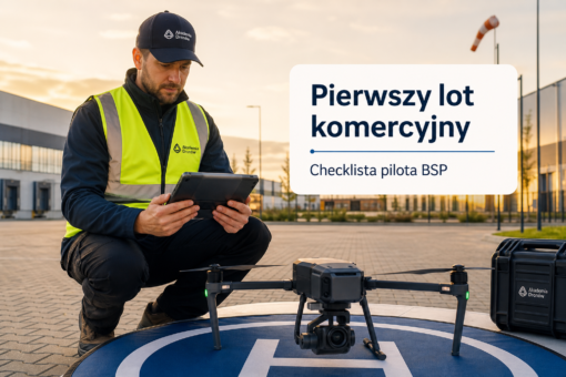 Pierwszy lot komercyjny ? checklista pilota BSP na tablecie przed startem