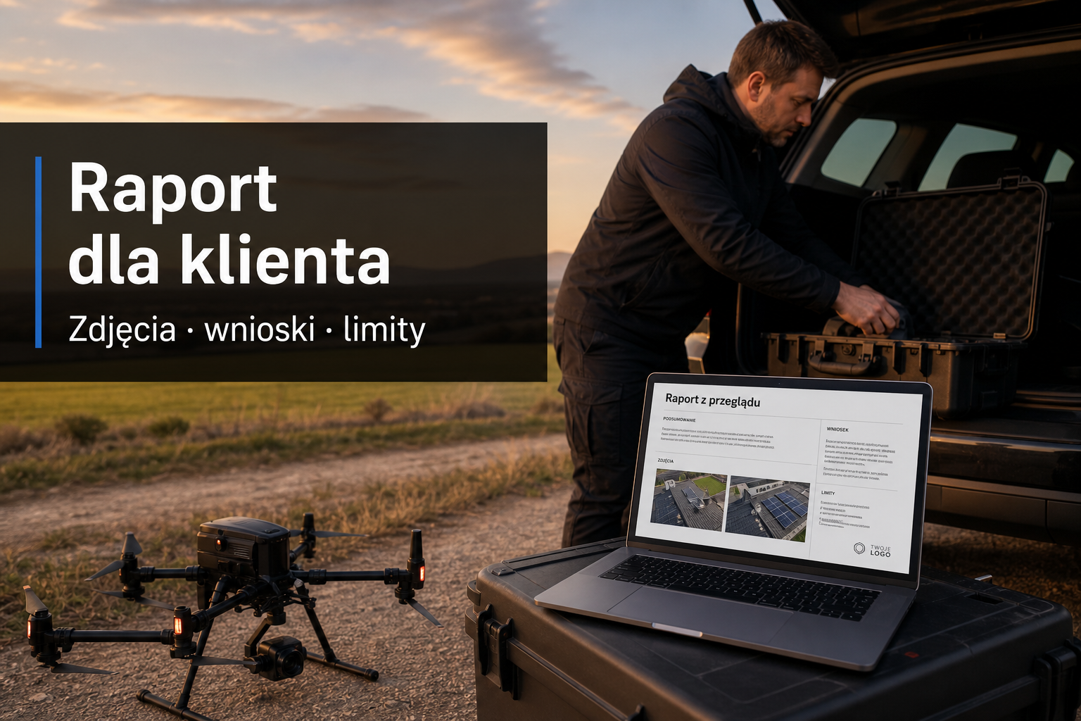 Raport dla klienta po misji BSP – zdjęcia, wnioski, limity