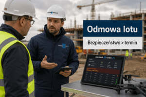Odmowa lotu – bezpieczeństwo ważniejsze niż termin, briefing z klientem