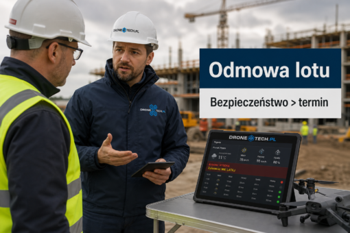 Odmowa lotu – bezpieczeństwo ważniejsze niż termin, briefing z klientem