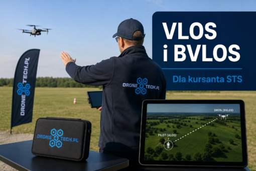 VLOS i BVLOS — porównanie dla kursanta STS w DRONE4TECH