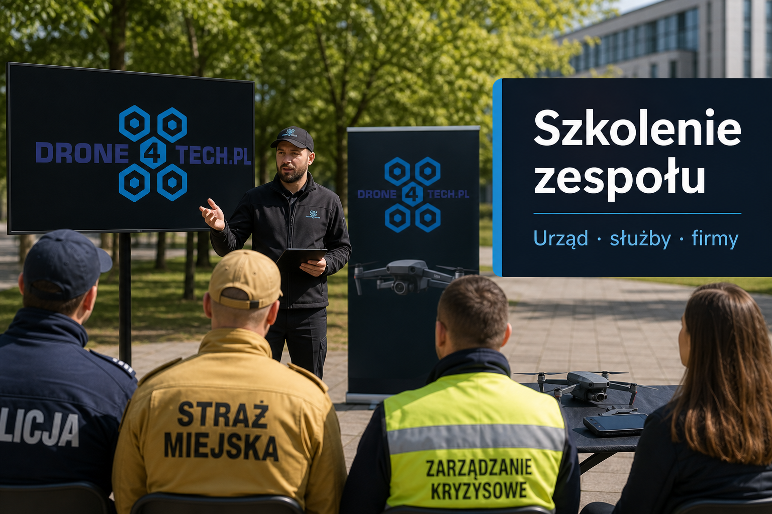Szkolenie zespołu urzędu i służb – DRONE4TECH