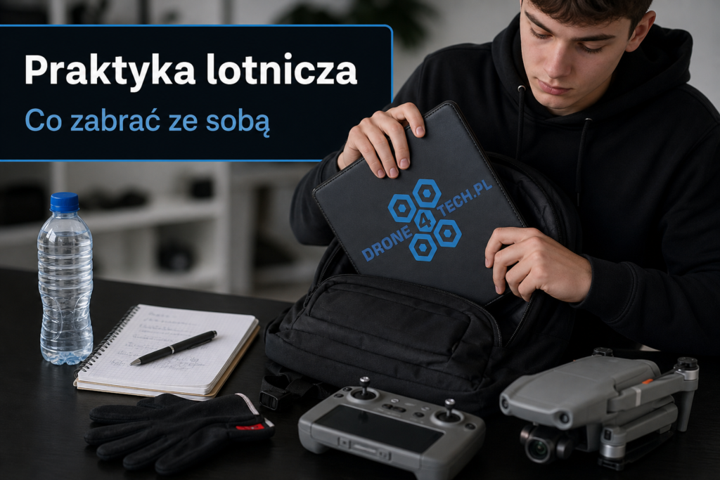Praktyka lotnicza – co zabrać ze sobą, pakowanie plecaka kursanta