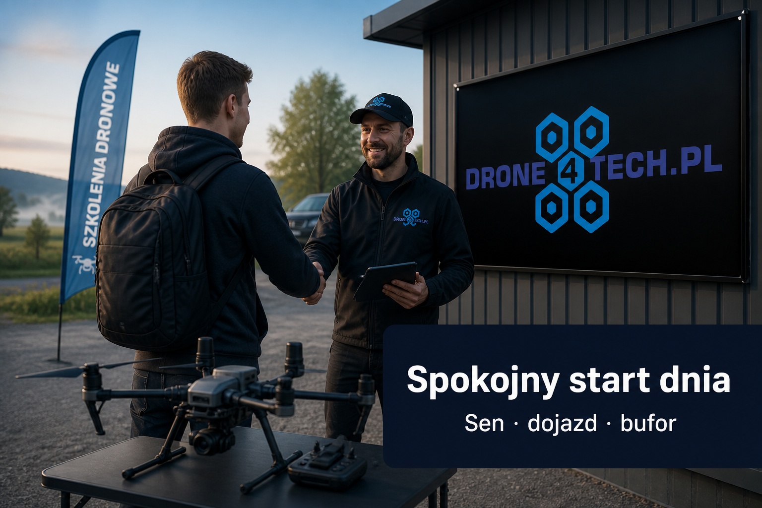 Spokojny start dnia – sen, dojazd i bufor czasowy