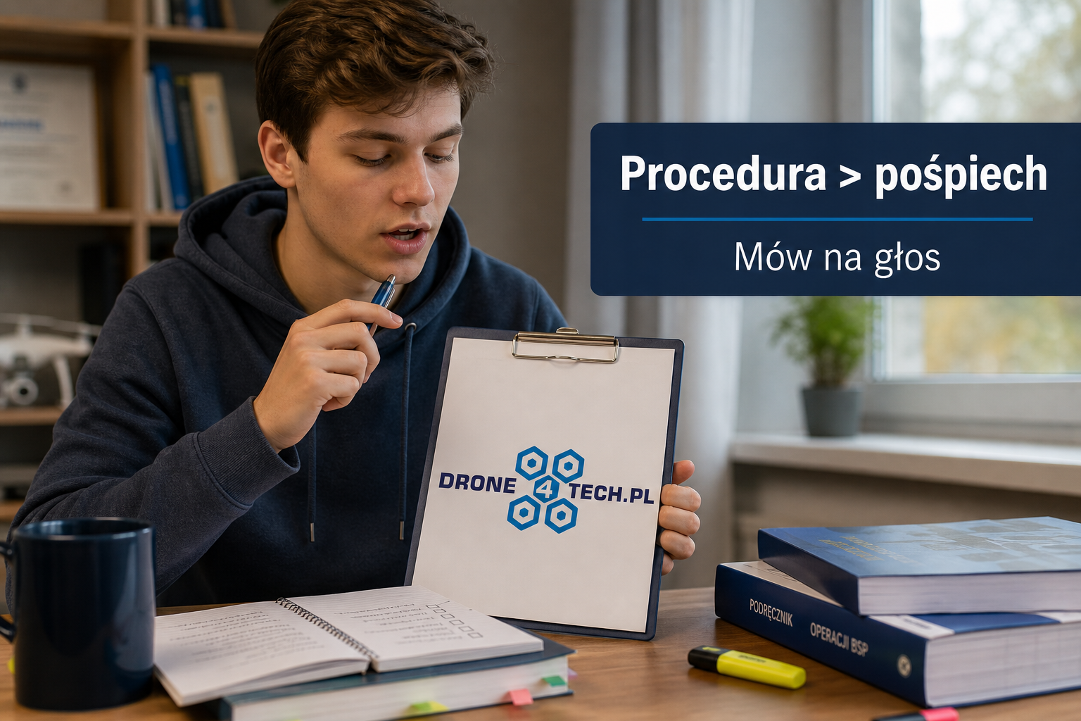 Procedura ważniejsza niż poÅpiech – checklista na gÅos