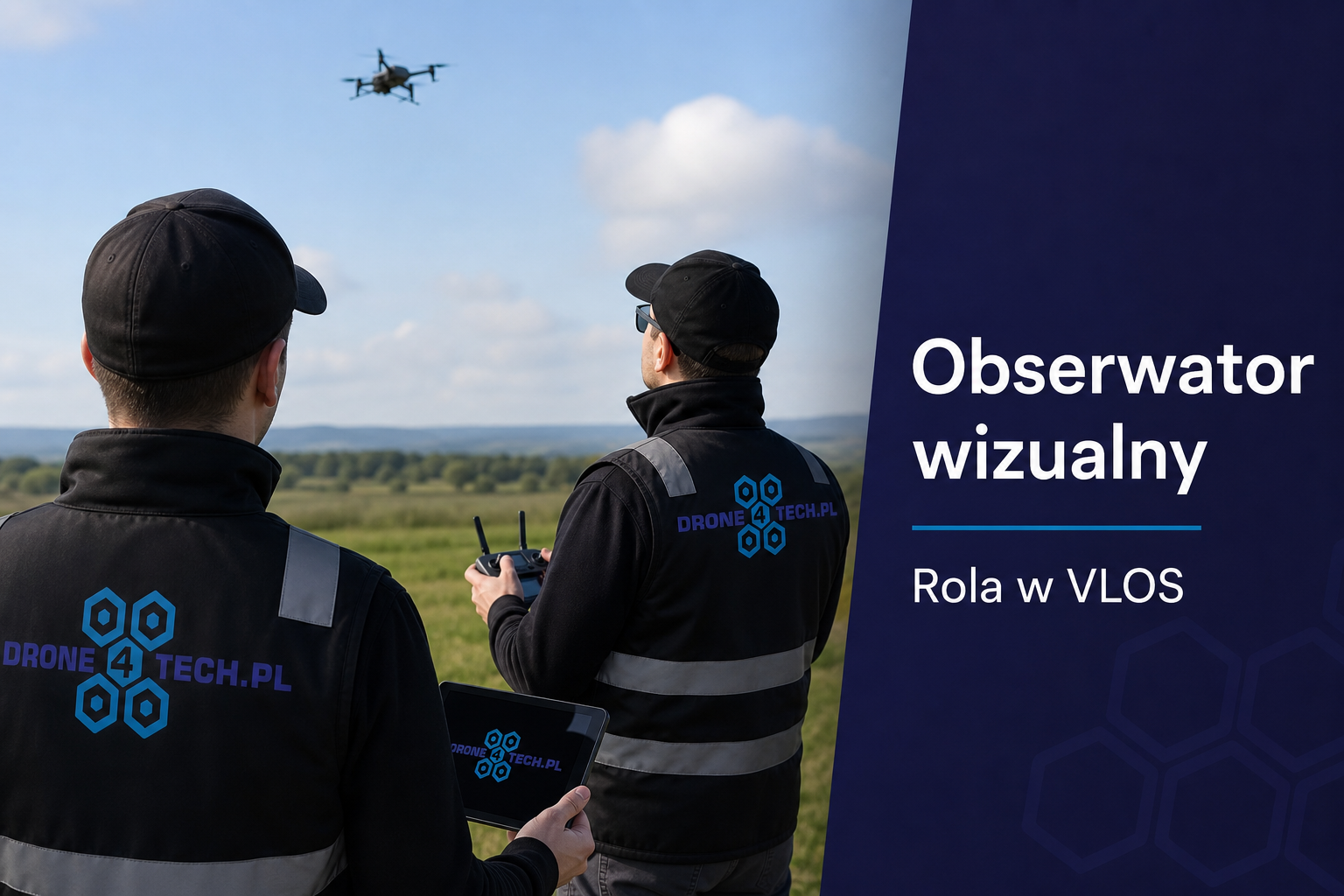 Obserwator wizualny – rola w VLOS podczas lotu szkoleniowego