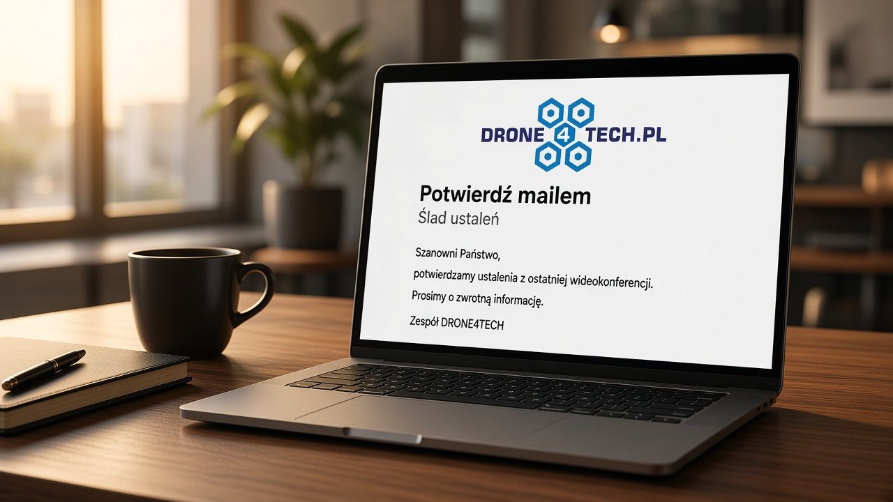Potwierdź mailem – ślad ustaleń po briefingu