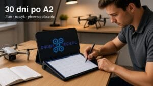 30 dni po A2 – plan, nawyk, pierwsze zlecenie