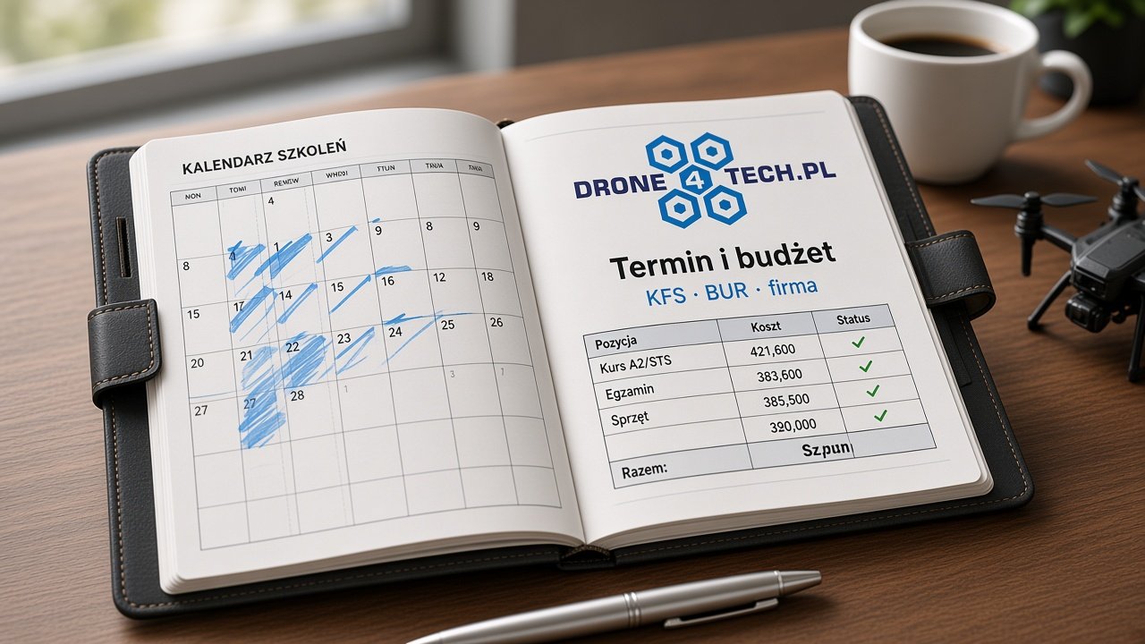 Termin i budżet – KFS, BUR, firma
