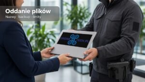Oddanie plików – nazwy, backup, limity