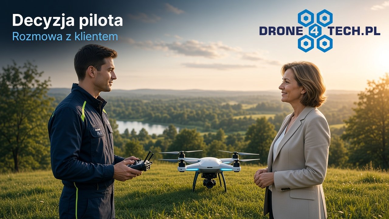 Rozmowa z klientem – decyzja pilota